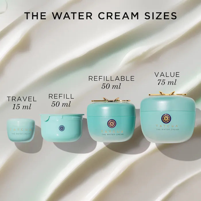Tatcha  The Water Cream Oil-Free Pore Minimizing Refillable Moisturizer