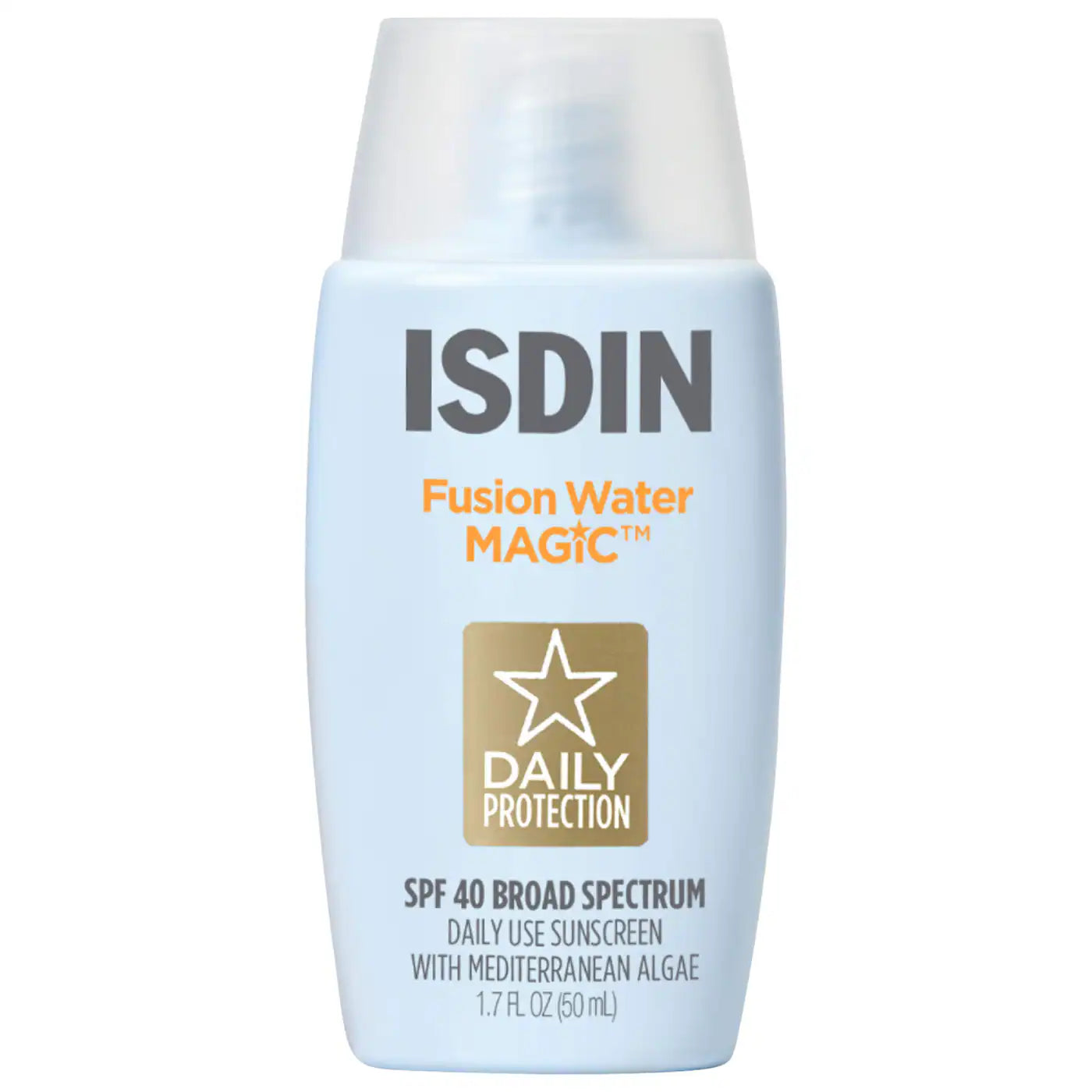 ISDIN  Fusion Water Magic SPF 40 Sunscreen with Hyaluronic Acid and Vitamin E
