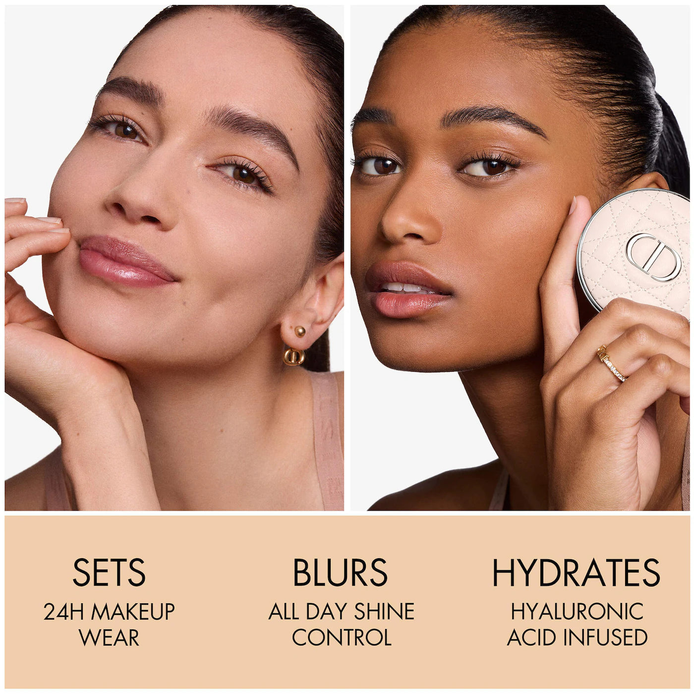 DIOR  Forever Nude Matte and Radiant Pressed Powder