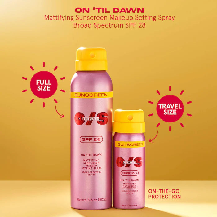 ONE/SIZE by Patrick Starrr  Mini On 'Til Dawn Makeup Setting Spray with SPF 28