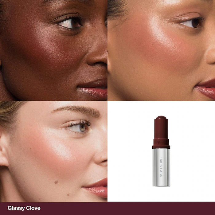 Haus Labs  Color Fuse Longwear Hydrating Glassy Lip + Cheek Blush Balm Stick
