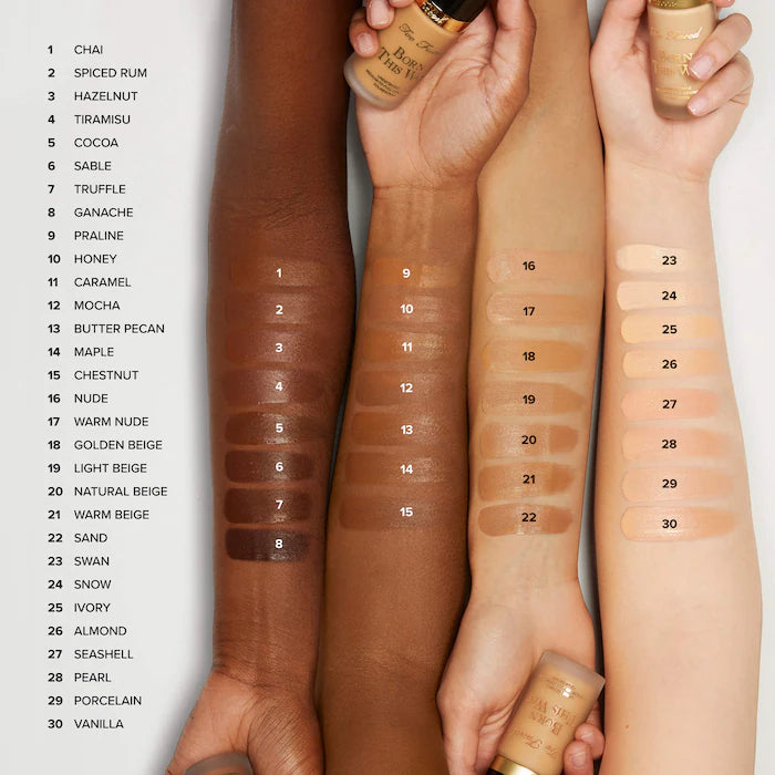 Too Faced  Born This Way Undetectable Medium-To-Full Coverage Foundation