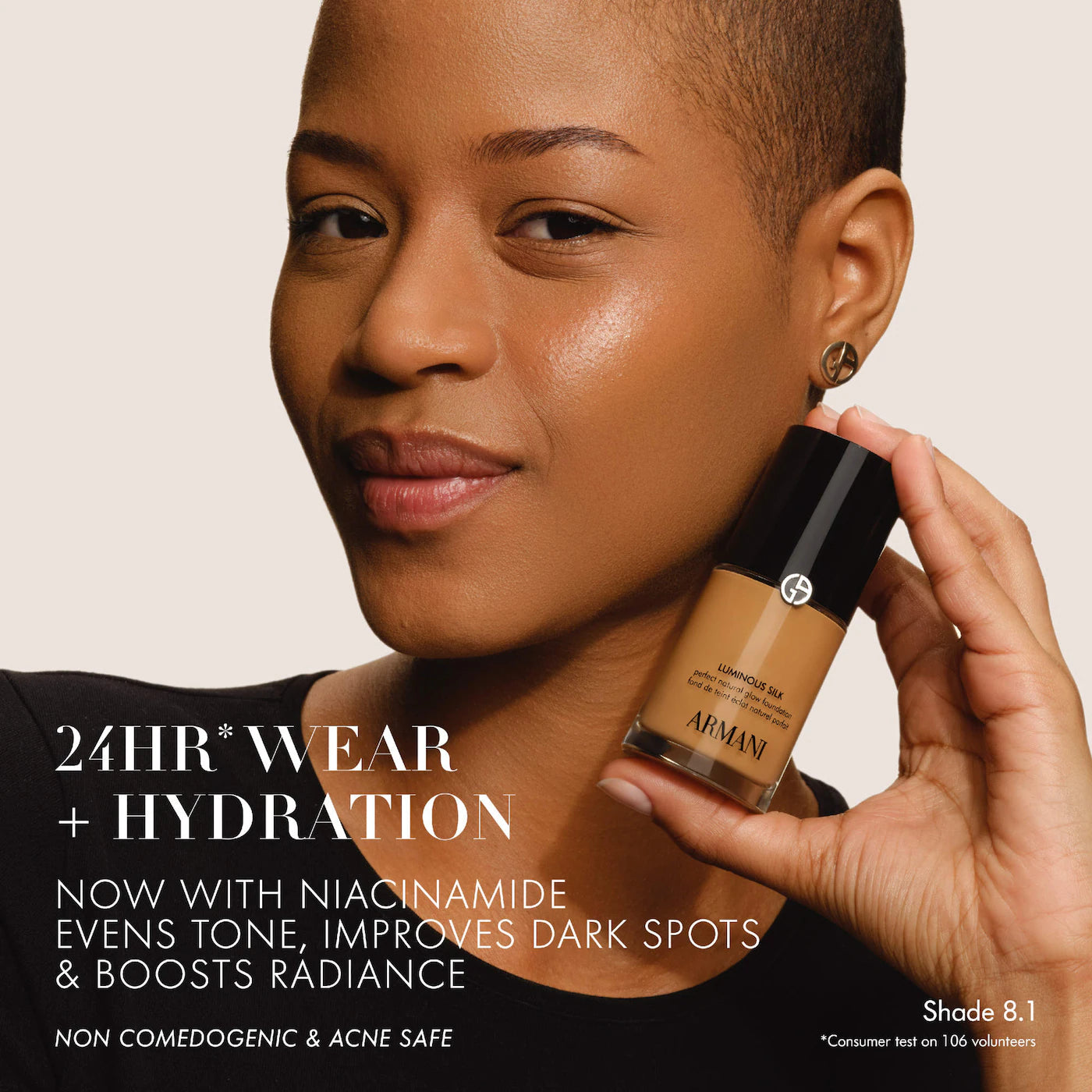 Armani Beauty  Luminous Silk Natural Glow Blurring Liquid Foundation with 24 Hour Wear 2.7K | Ask a question |