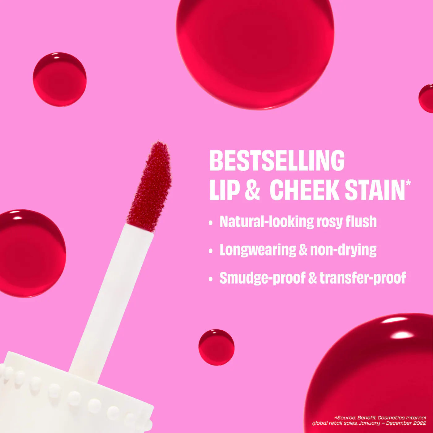 Benefit Cosmetics  Benetint Bliss Liquid Lip + Cheek Blush Stain Duo Makeup Gift Set