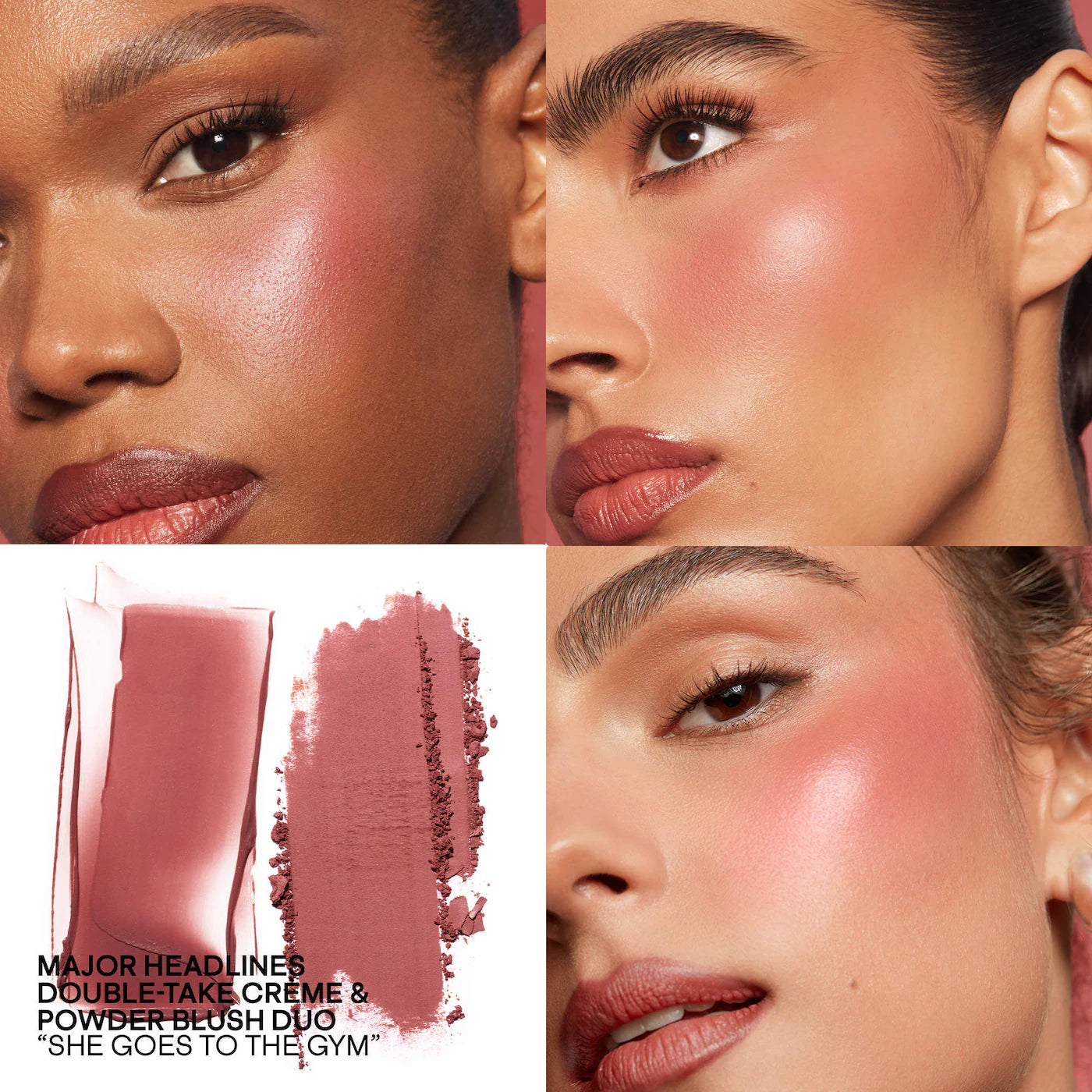 PATRICK TA  Mini Must-Have Major Headlines Double-Take Crème & Powder Blush Duo Set