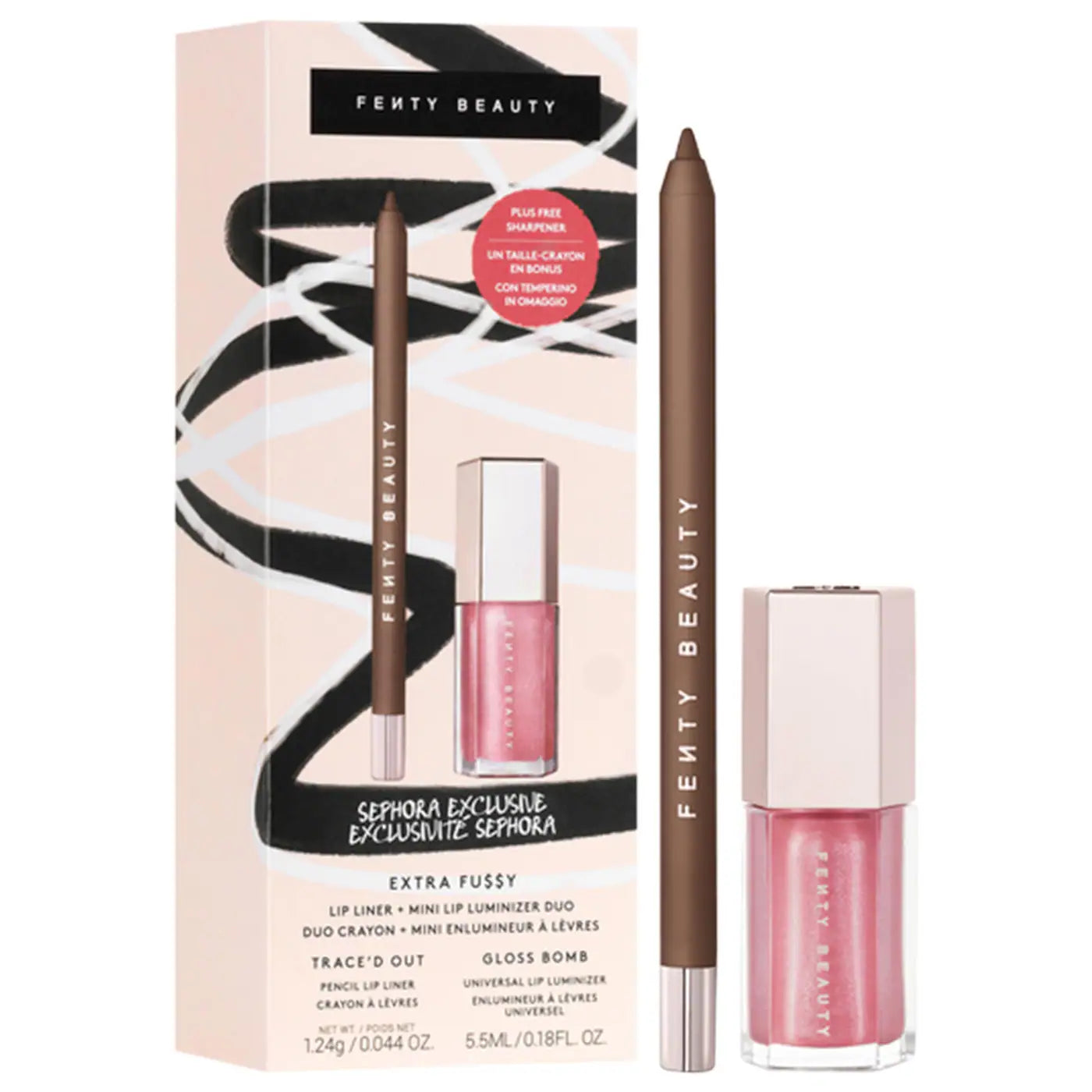 Fenty Beauty by Rihanna  Extra Fu$$y Lip Liner + Mini Lip Luminizer Duo