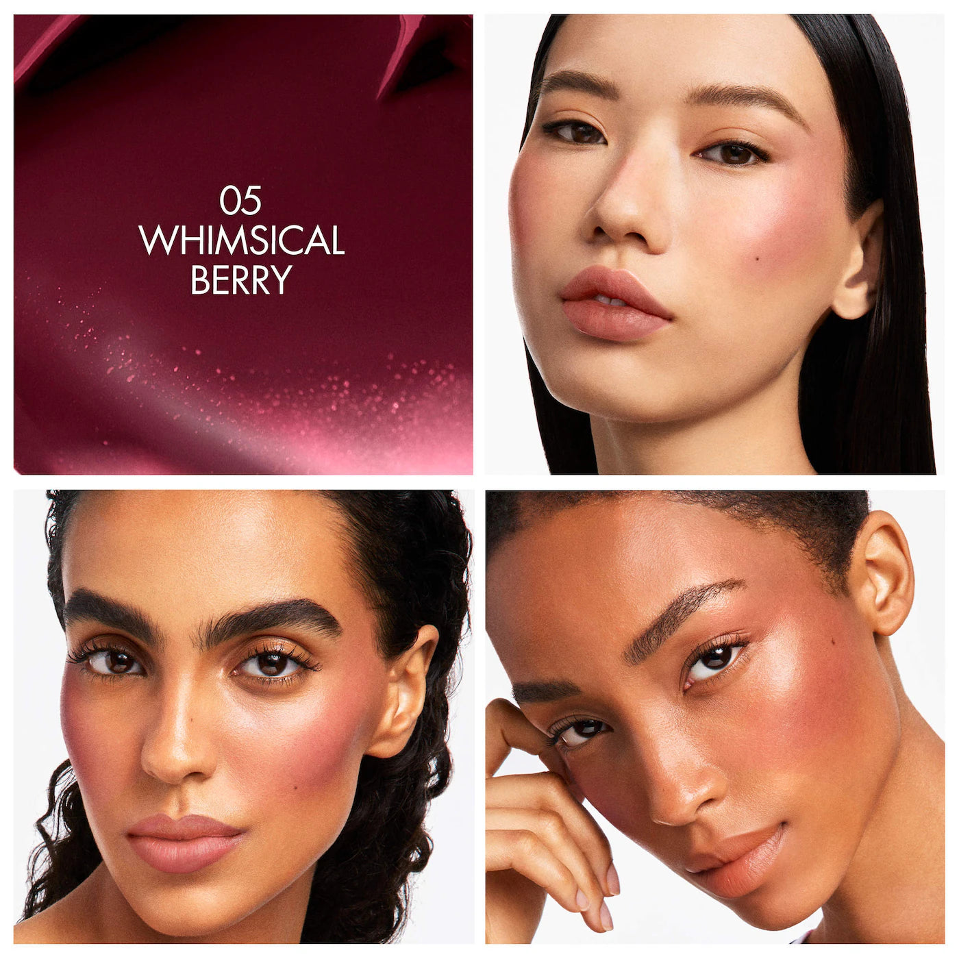 Dolce&Gabbana  Cherry Glaze Bar 24H Lasting Glow & Waterproof Cream Blush Stick with Vegan Collagen
