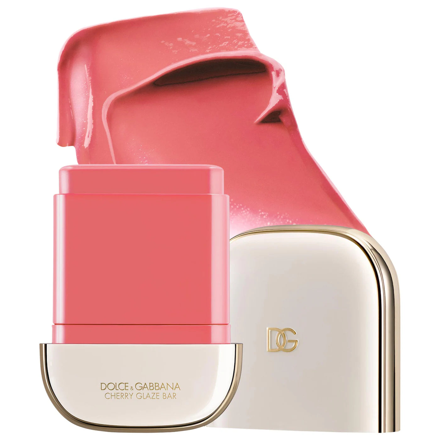 Dolce&Gabbana  Cherry Glaze Bar 24H Lasting Glow & Waterproof Cream Blush Stick with Vegan Collagen