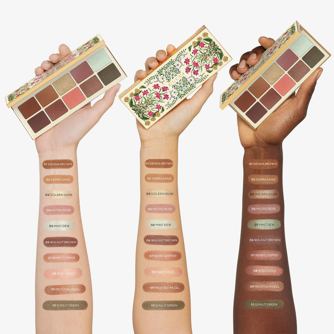 Gucci  Limited Edition Flora Sunset Orchid Eyeshadow Palette