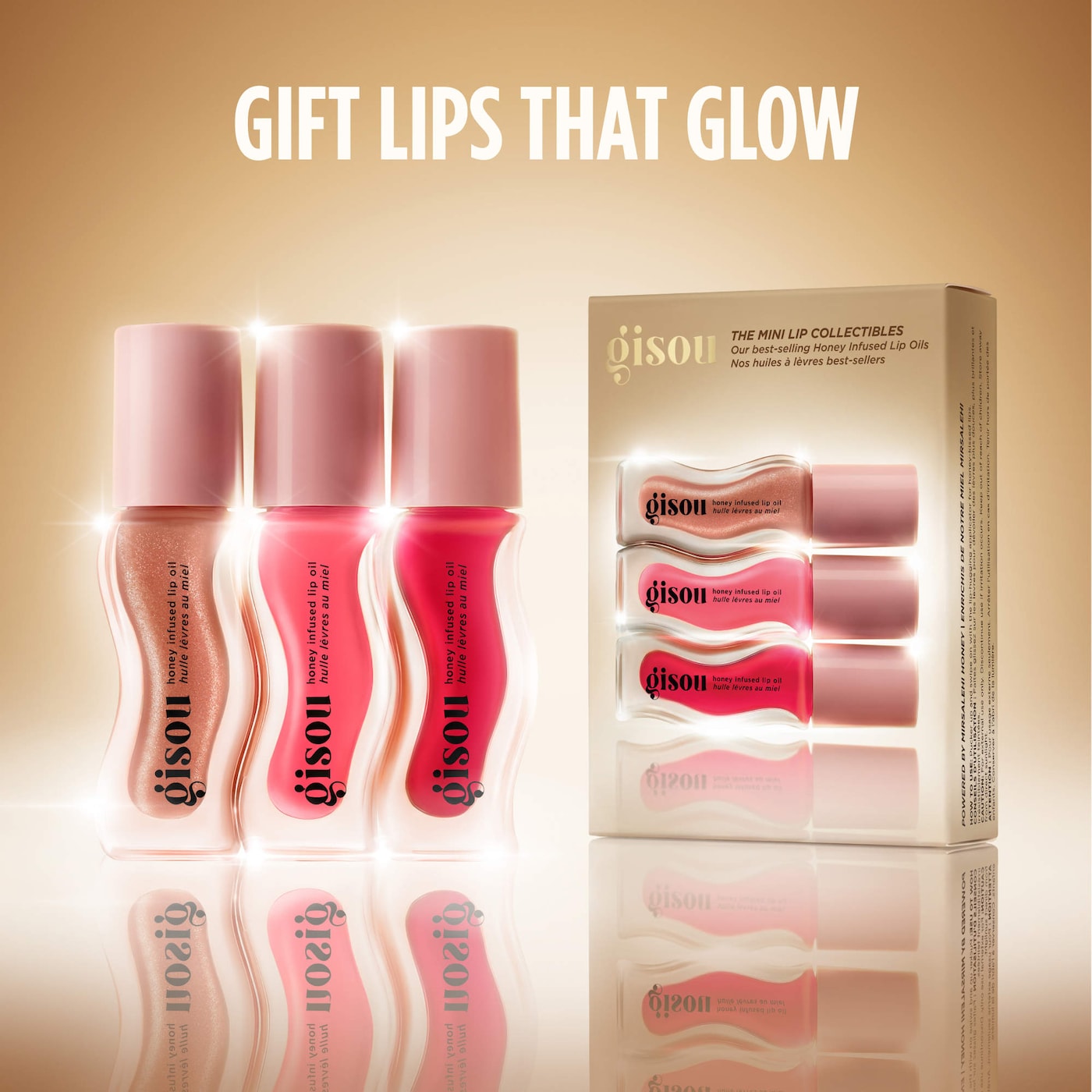 Gisou  Mini Lip Trio Set
