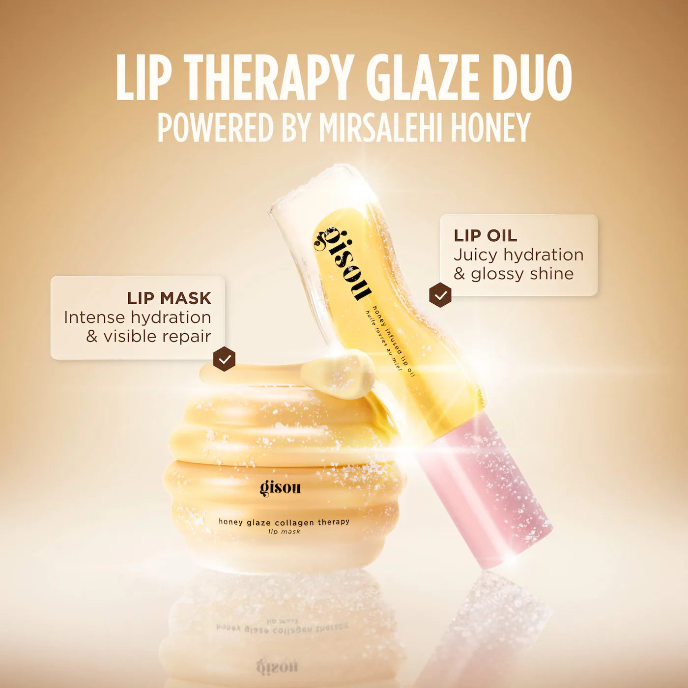 Gisou  Lip Therapy Duo Set