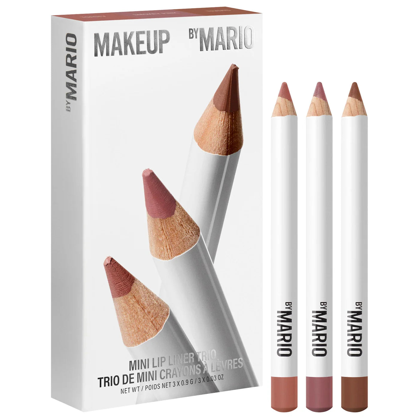 MAKEUP BY MARIO  Mini Ultra Suede Sculpting Lip Pencil Trio Gift Set