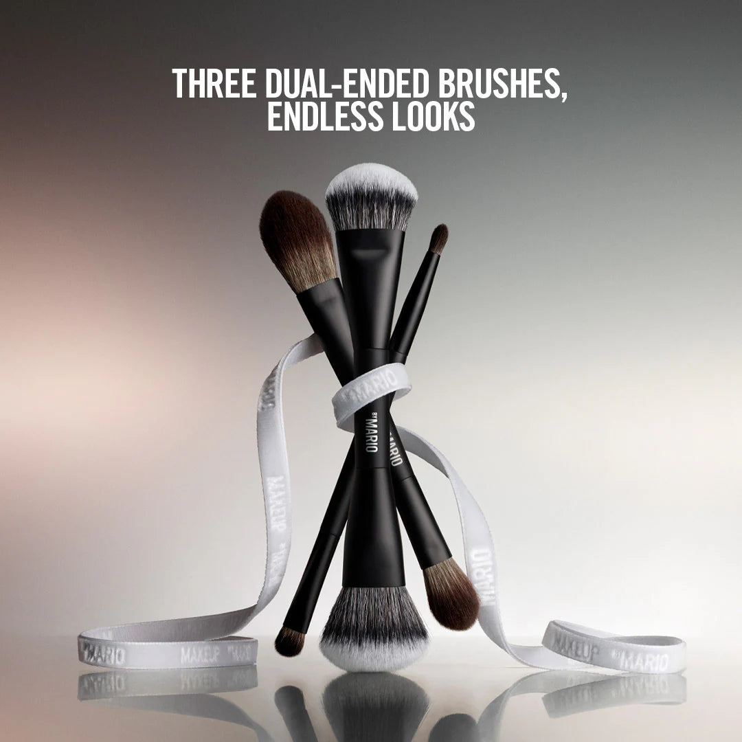 MAKEUP BY MARIO  Mario's Face and Eye Trio Cosmetic Brush Set
