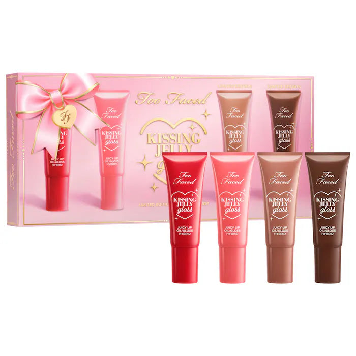 Too Faced  Kissing Jelly Lip Oil Gloss Gift Set