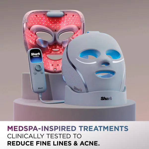 Shark Beauty Under-Eye Cooling + LED Anti-Aging Red Light & Skin Clearing Mask
