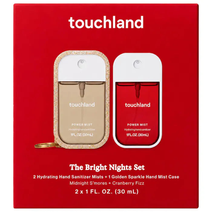 Touchland  Special Edition Bright Nights Hand Sanitizer 2-Pack + Case