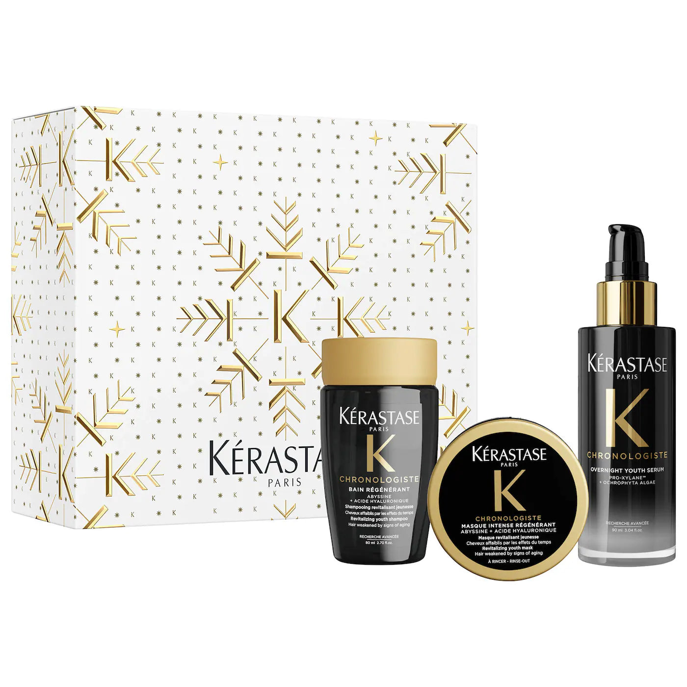 Kérastase  Chronologiste Trio Gift Set for Dry, Thin, Aging Hair