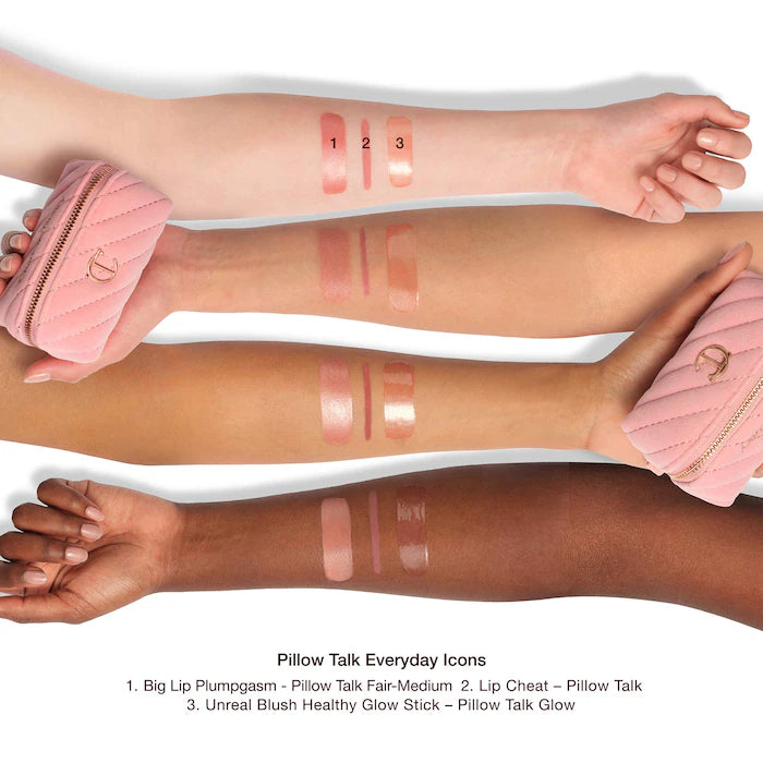Charlotte Tilbury  Pillow Talk Everyday Icons Lip & Cheek Makeup Gift Set