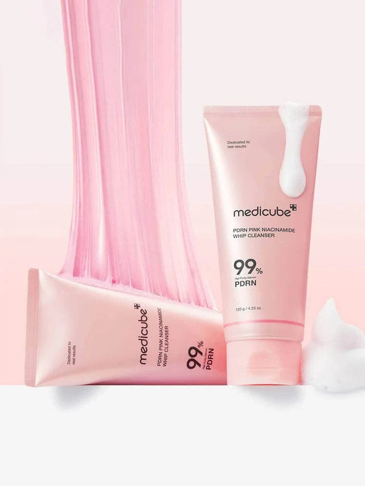 Medicube Limpiador PDRN Pink Niacinamide Whip Cleanser