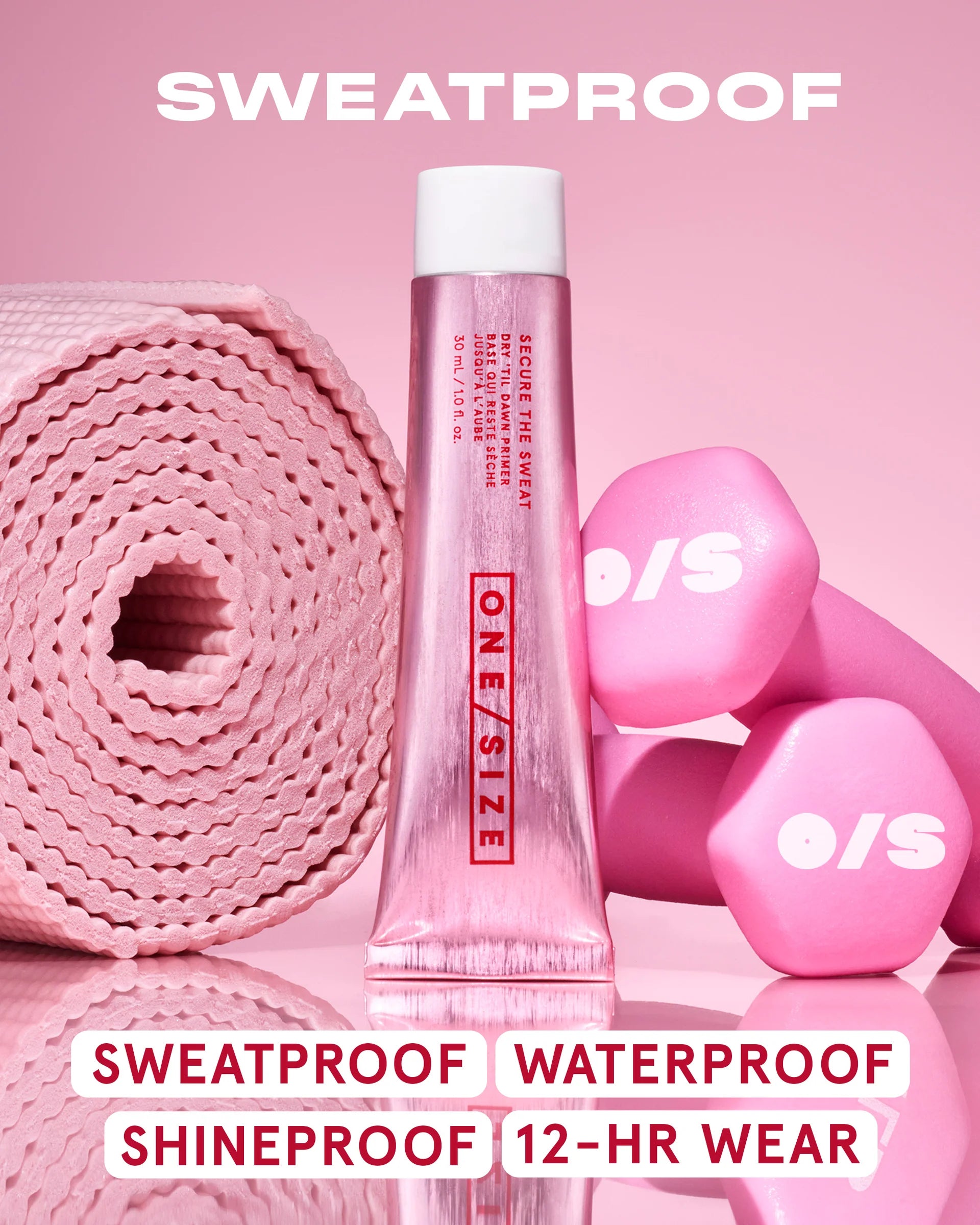 ONE/SIZE Secure The Sweat Sweat-Proof Aluminum-Free Primer Full-Sized