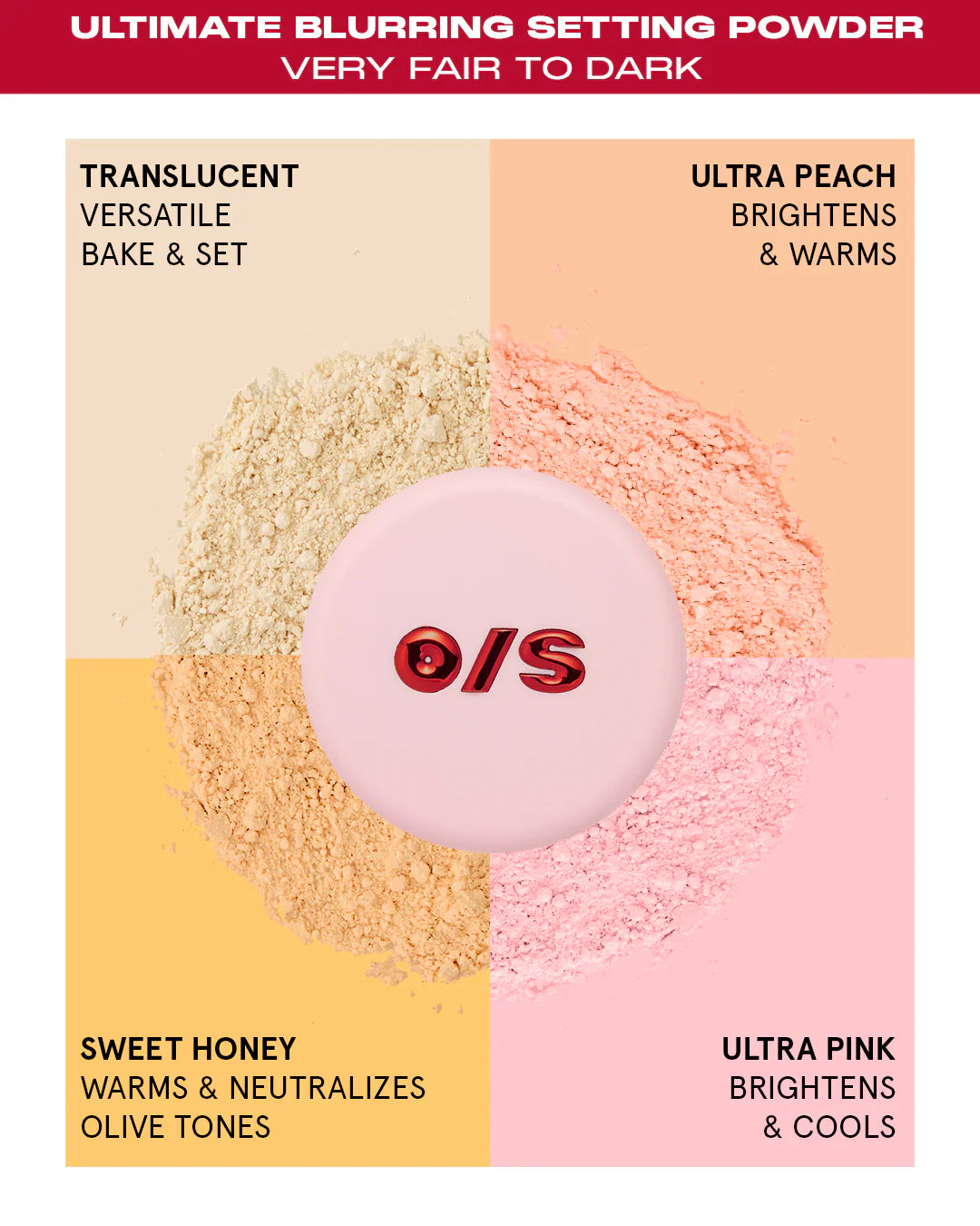 ONE SIZE Blurred & Bright Ultimate Setting Powder Duos
